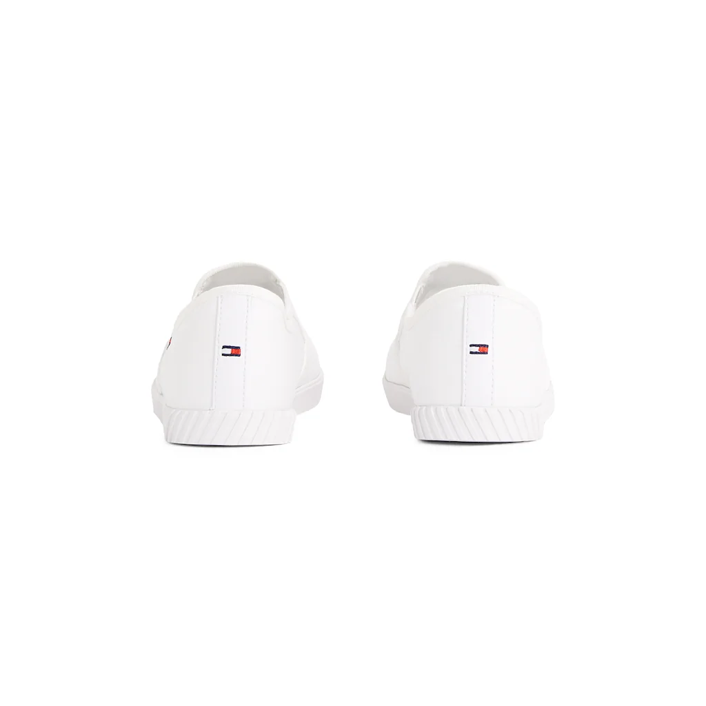 Tommy Hilfiger Plateausneaker »CANVAS LACE UP SNEAKER« Freizeitschuh Halbschuh Schnürschuh mit gestickter Logoflagge JETZT KAUFEN