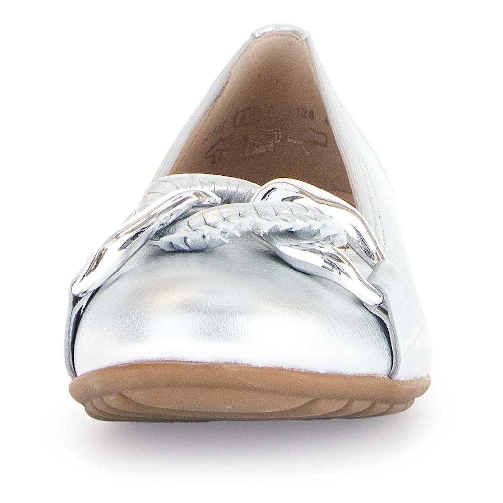 Gabor Ballerina »FLORENZ« Keilabsatz Businessschuh Halbschuh Schlupfschuh mit Zierkette bestellen Nur für heute