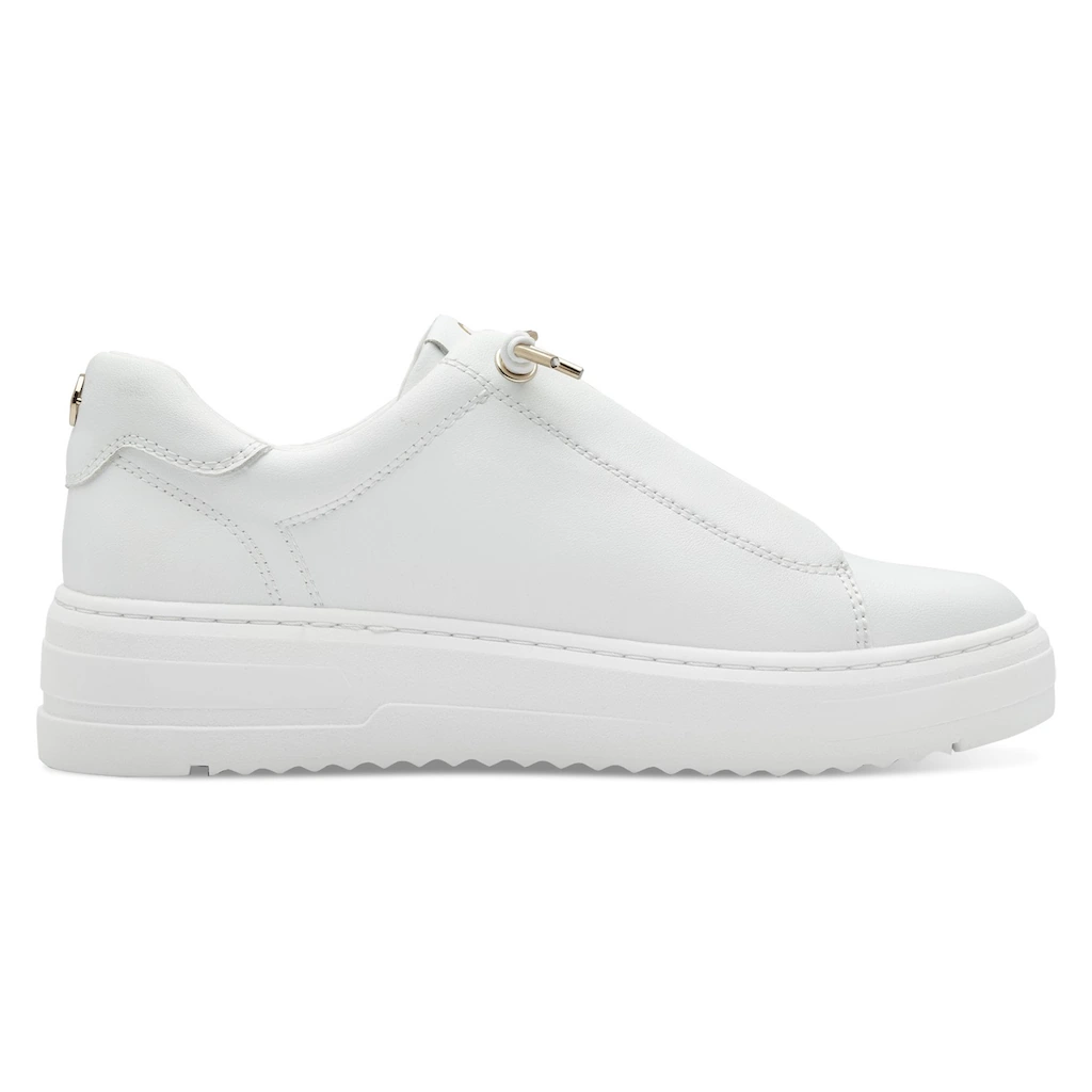 MARCO TOZZI Slip-On Sneaker Freizeitschuh Halbschuh Schnürschuh mit seitlichem Logoschriftzug online bestellen Super Rabatt