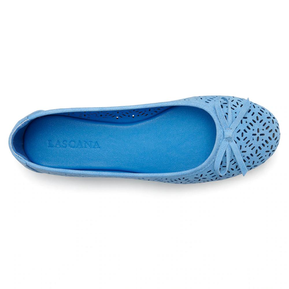LASCANA Ballerina Freizeitschuh Slipper Halbschuh mit kleinen Cut-Outs VEGAN online bestellen Begrenzt auf 3 Tage