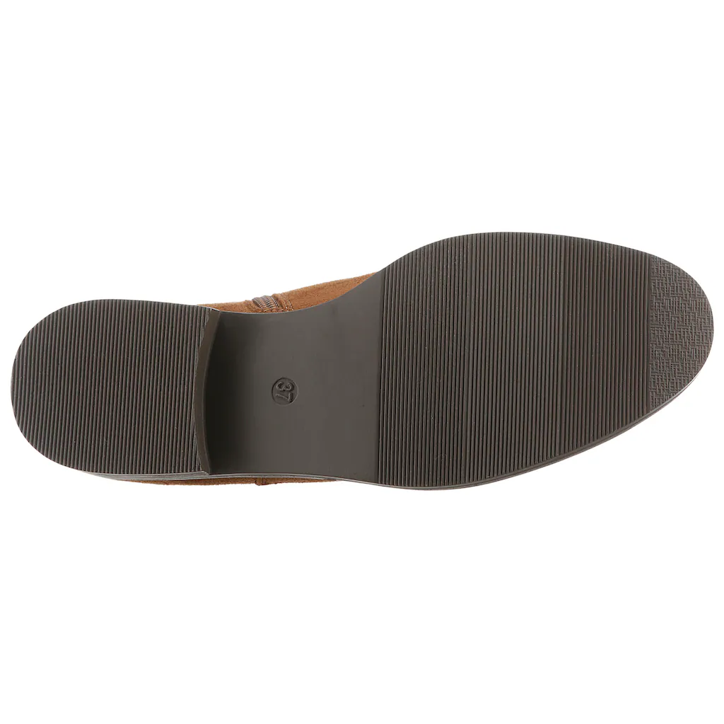 Aniston SHOES Chelseaboots Stiefelette Blockabsatz mit breitem Stretch - NEUE KOLLEKTION online kaufen Outlet