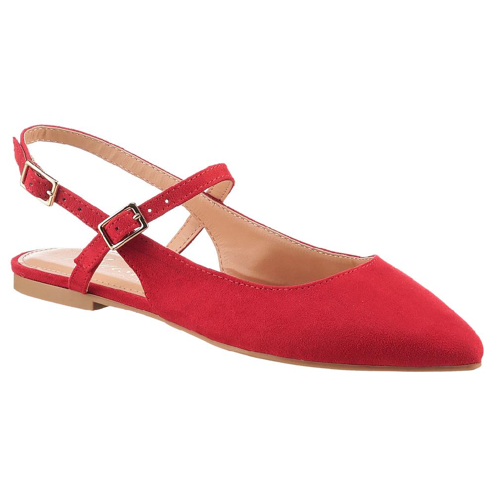 Aniston SHOES Slingpumps Flat Sommerschuh Riemchensandale - neue KOLLEKTION bestellen Exklusivangebot