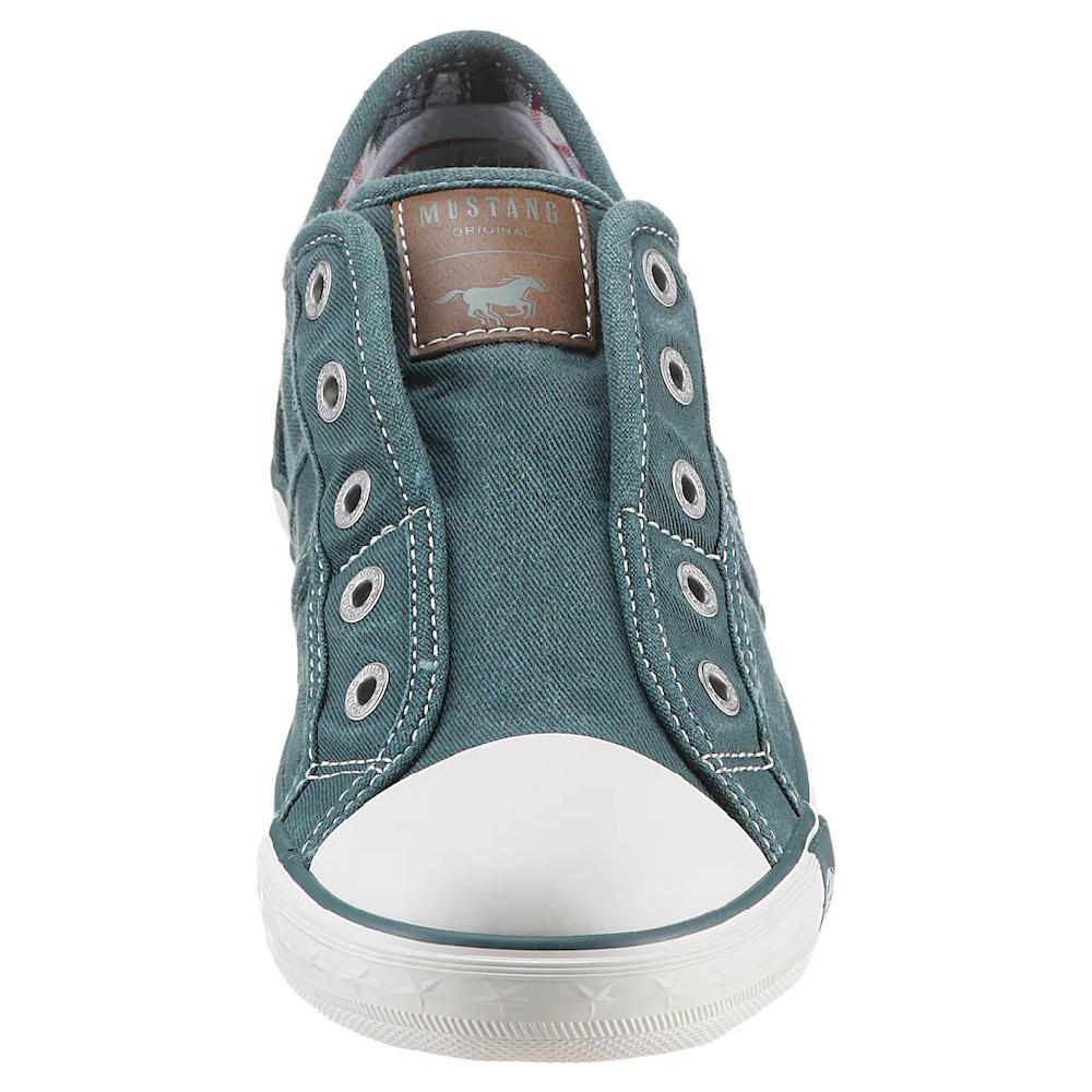Mustang Shoes Slip-On Sneaker Slipper Sommerschuh Freizeitschuh mit praktischem Gummizug online bestellen Zeitlich begrenztes Angebot