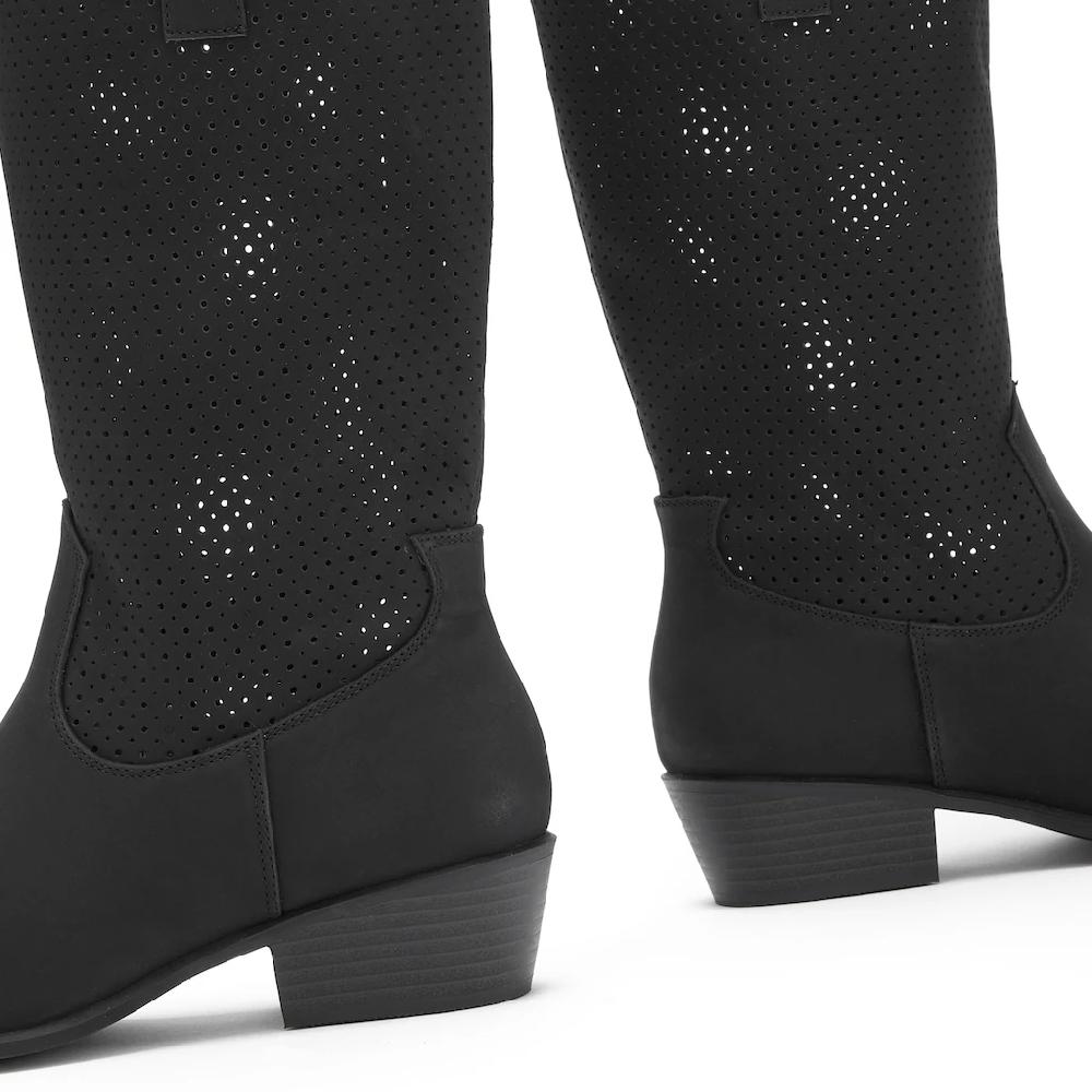 LASCANA Westernstiefel Sommer Boots Ankle Stiefelette Schlupfstiefel Cowboy-Look Cut-Outs kaufen Saisonale Angebote