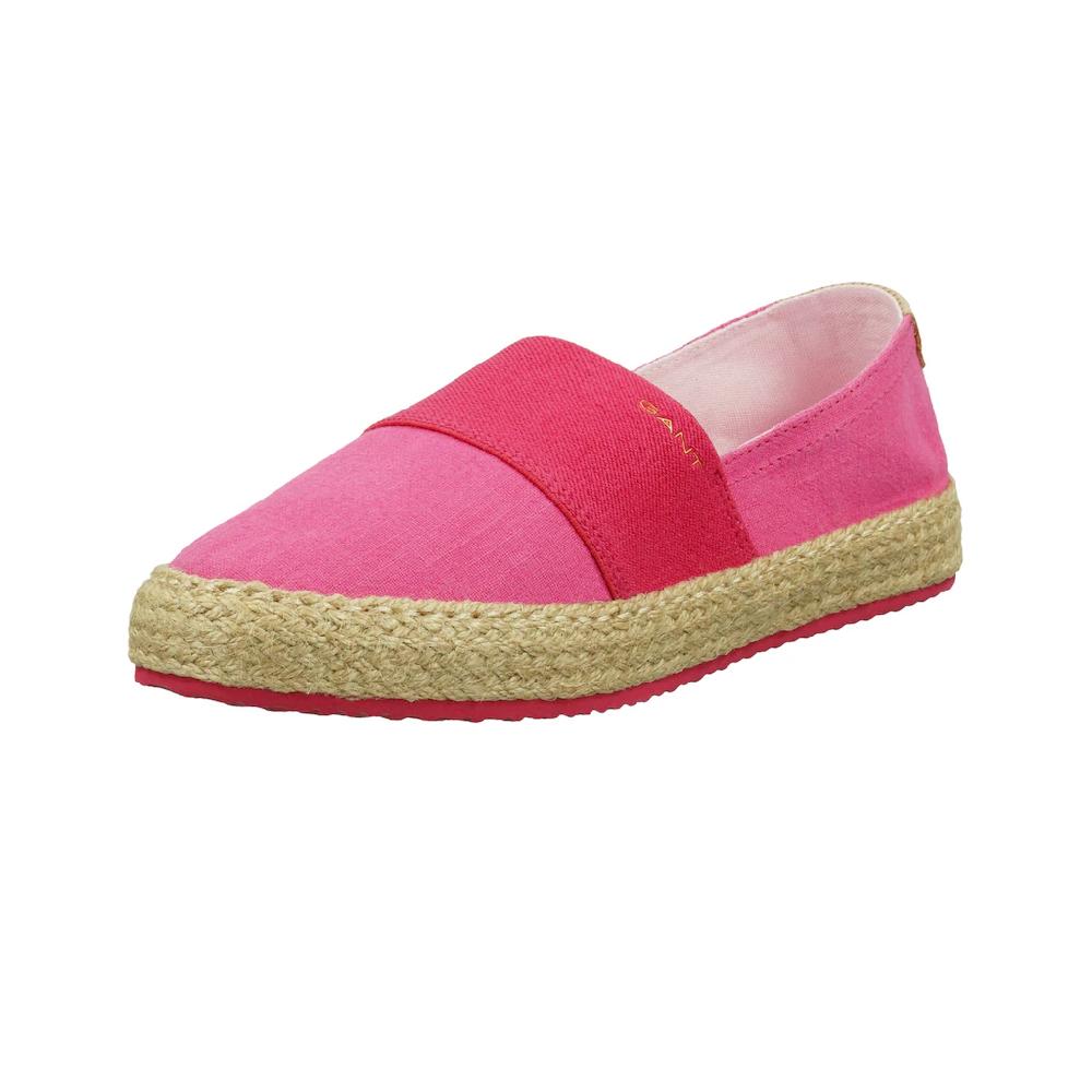 Gant Espadrille »Raffiaville« Strandschuh Slipper mit Bast-Verzierung Kostenlose Rückgabe