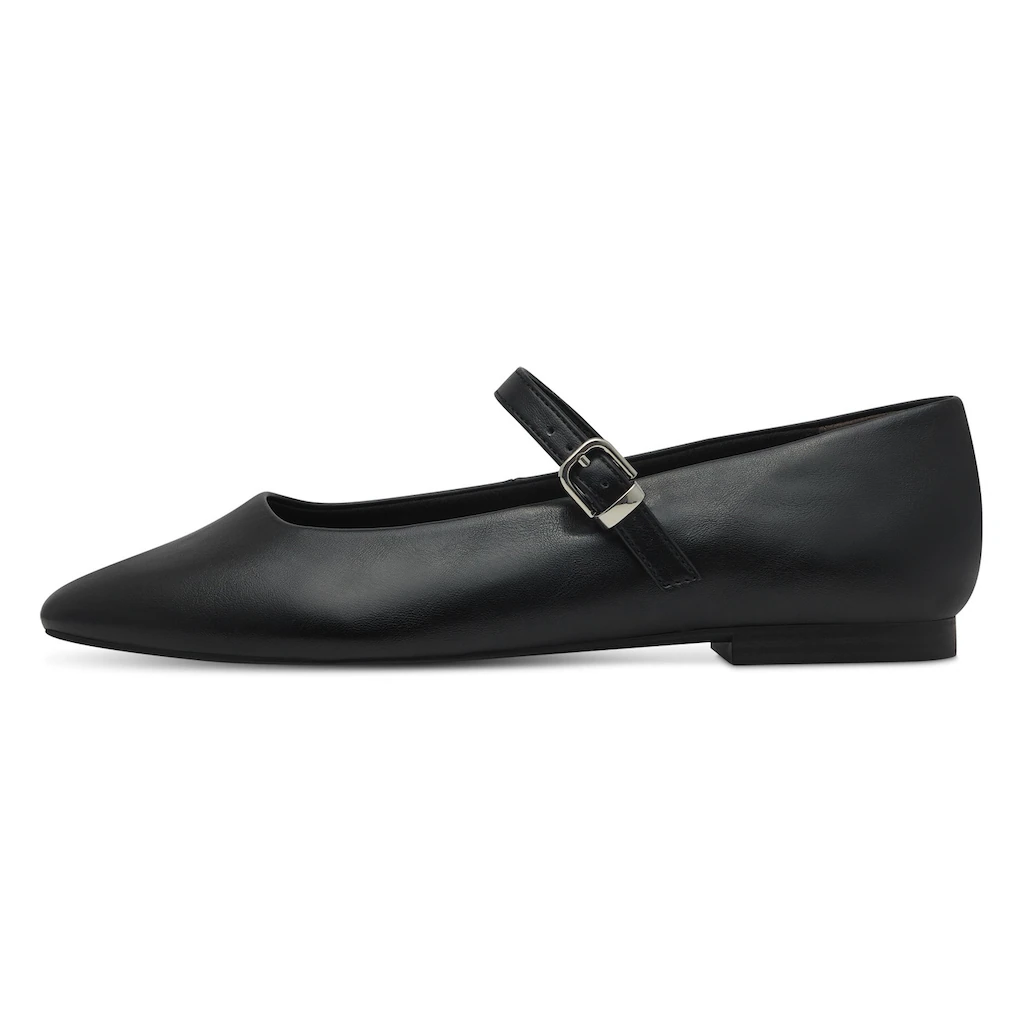 Tamaris Riemchenballerina Blockabsatz Businessschuh Flats in veganer Verarbeitung online kaufen Sonderangebot der Fabrik