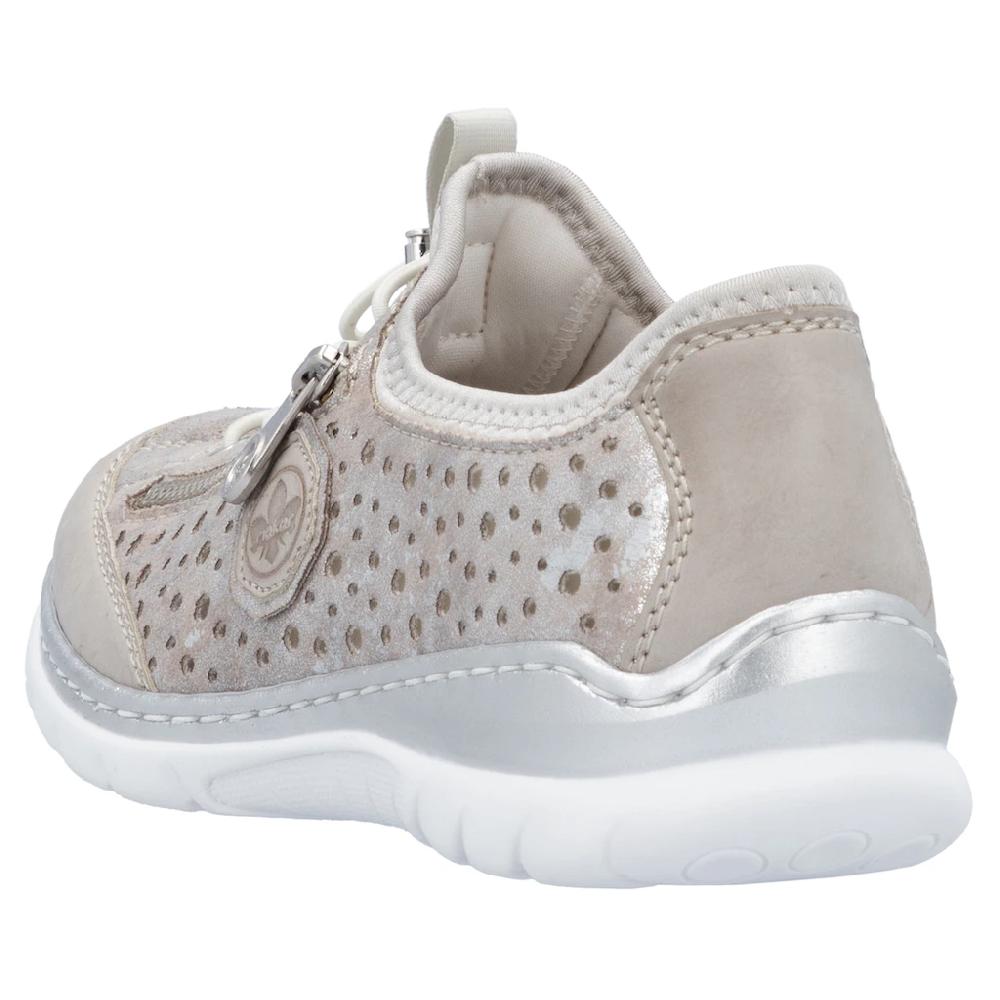 Rieker Slip-On Sneaker Schlupfschuh Freizeitschuh Halbschuh mit Schnellverschluss Fabrikladen