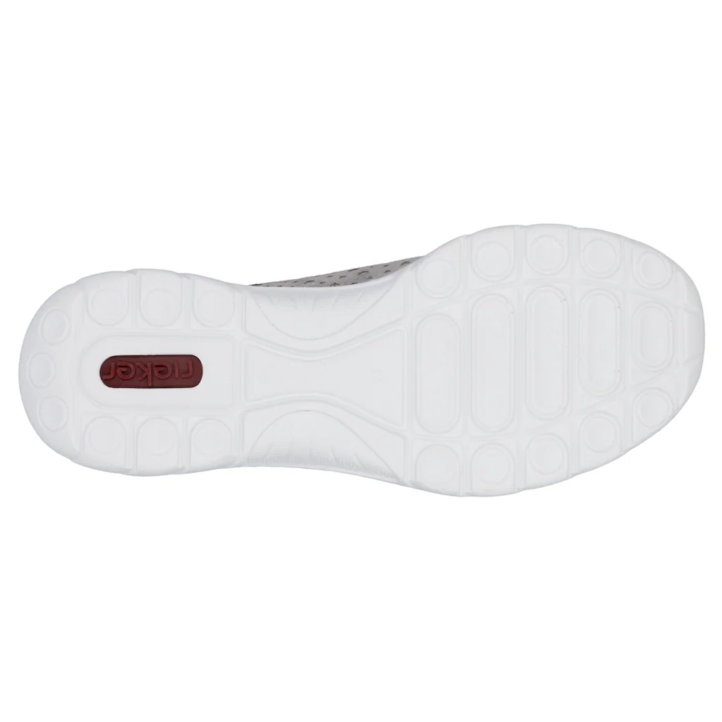 Rieker Slip-On Sneaker Schlupfschuh Freizeitschuh Halbschuh mit Schnellverschluss Fabrikladen
