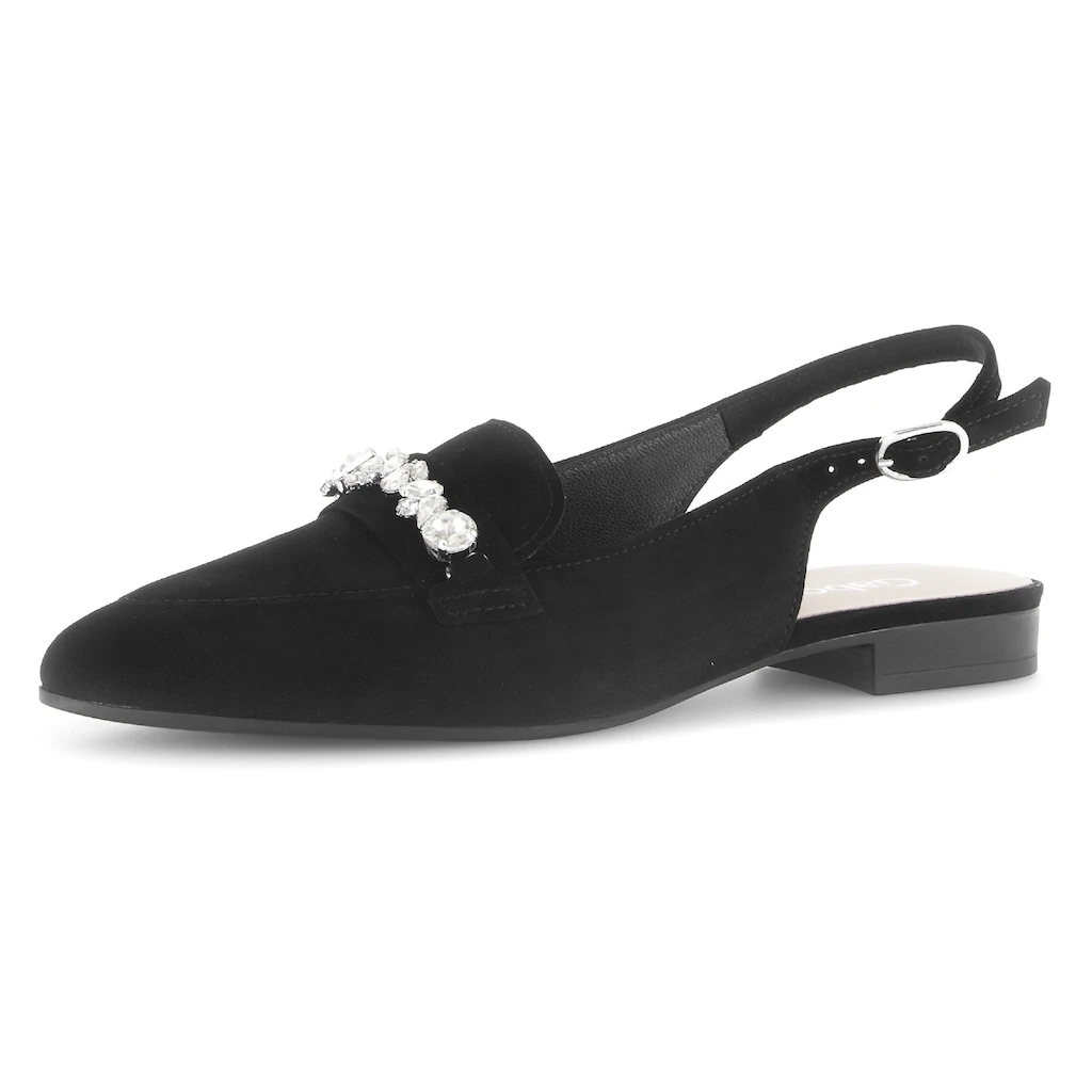 Gabor Slingpumps Blockabsatz Abendschuh Festtagsschuh in spitz zulaufender Form bestellen Speichern exportieren