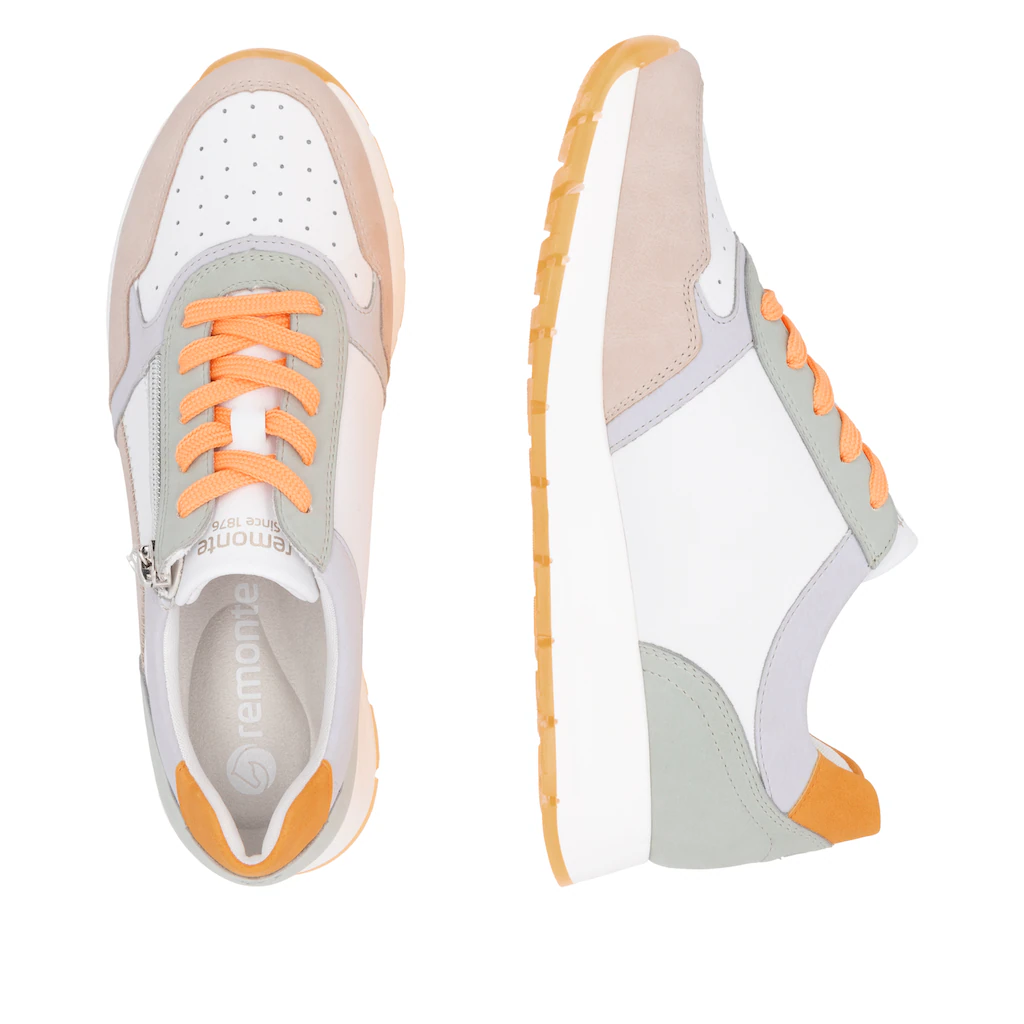 Remonte Keilsneaker Freizeitschuh Halbschuh Schnürschuh mit gepolstertem Schaftrand kaufen Auslauf