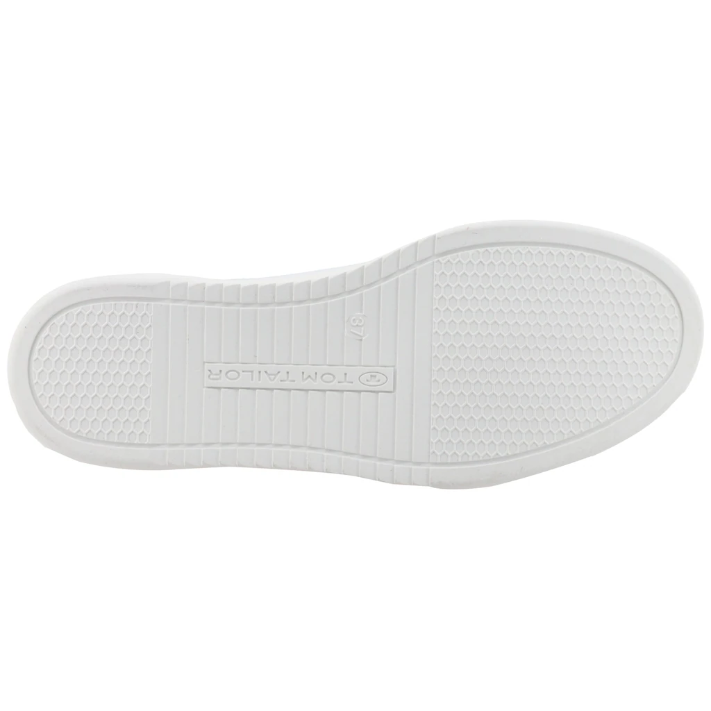 TOM TAILOR Sneaker Freizeitschuh Halbschuh Schnürschuh Kontrastbesatz an der Ferse online kaufen Hotsell
