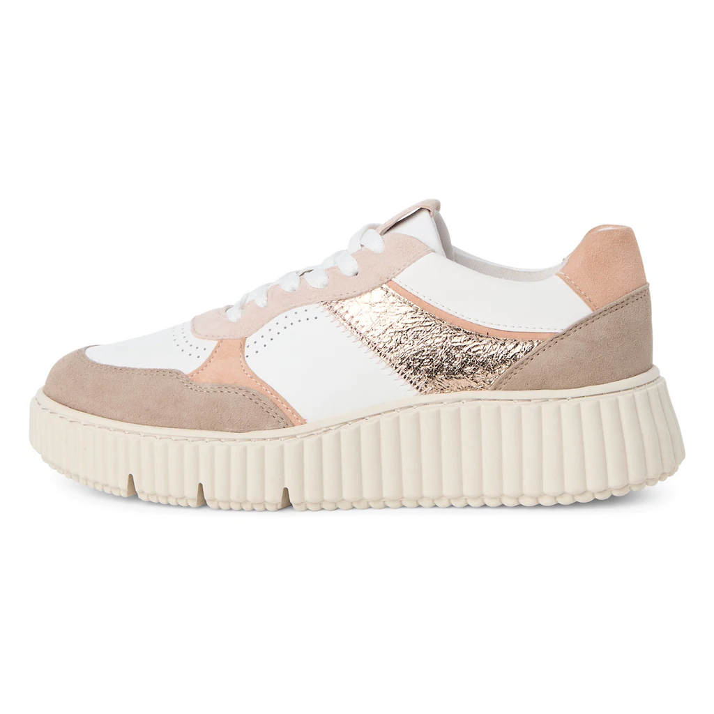 Tamaris Plateausneaker Freizeitschuh Halbschuh Schnürschuh mit TOUCH-IT Technologie kaufen im Angebot