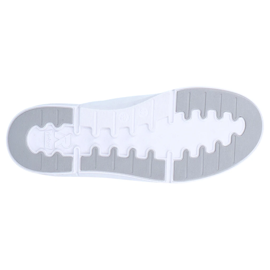 (RIEKER Sport Sneaker in monochromer Optik Freizeitschuh Halbschuh Schnürschuh Fabrikverkauf