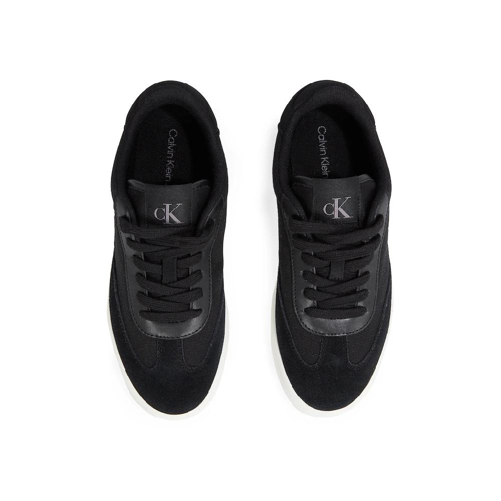Calvin Klein Jeans Sneaker »CLASSIC CUPSOLE LOW MIX MG WN« Schnürschuh Freizeitschuh Halbschuh mit Logoschriftzug seitlich kaufen Meist gekauft