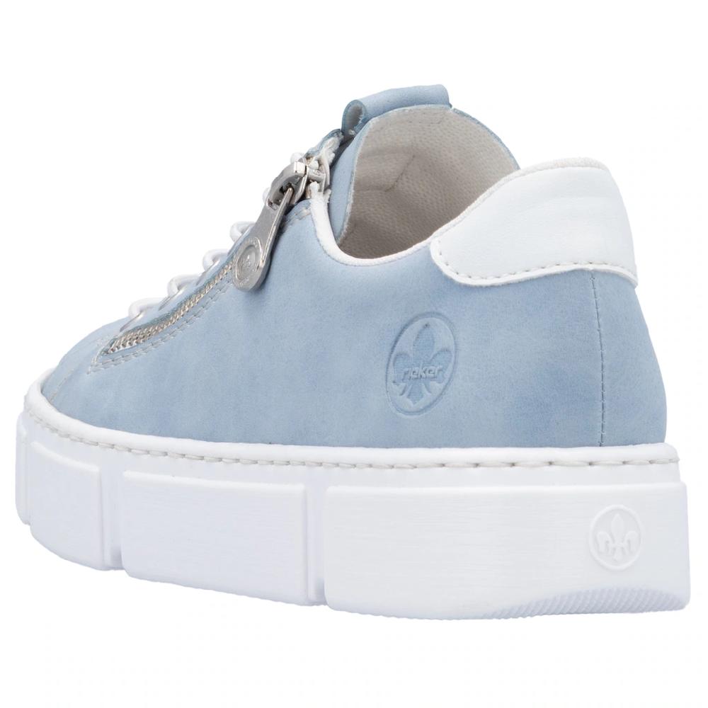 Rieker Slip-On Sneaker mit Reißverschluss außen Freizeitschuh Halbschuh Schlupfschuh kaufen Blitzverkäufe