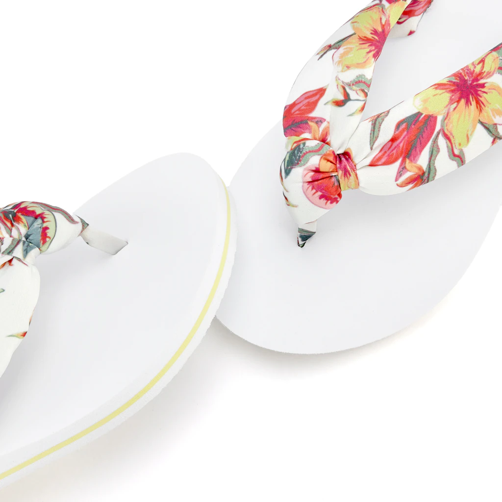 LASCANA Badezehentrenner Sandale Pantolette Badeschuh ultraleicht mit softem Band VEGAN Kostenloser Versand