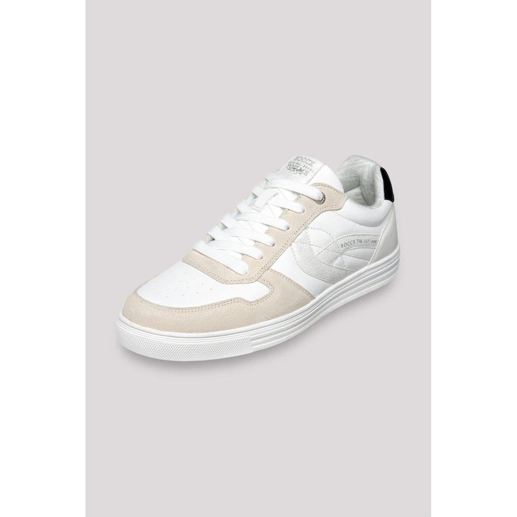 SOCCX Sneaker mit Zehenkappe aus Veloursleder Fabrik Onlineshop