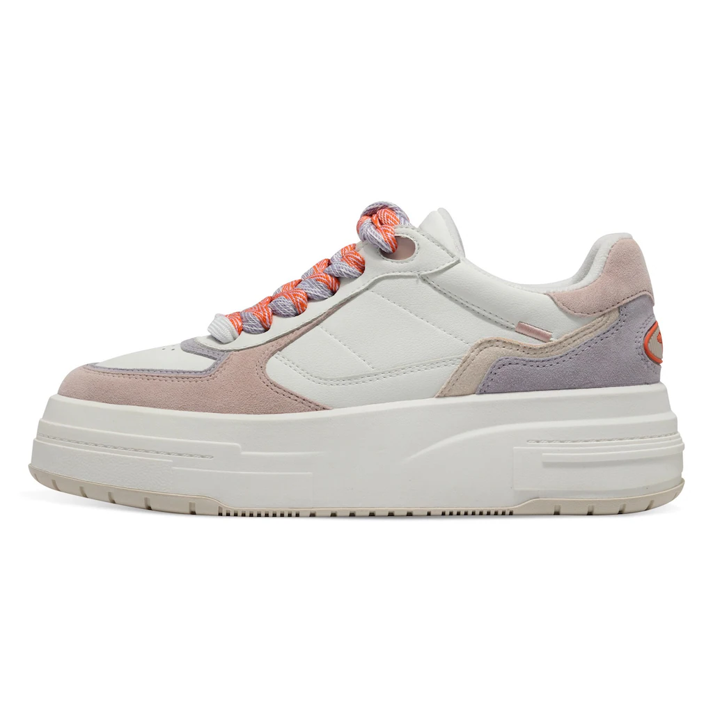 Tamaris Plateausneaker Freizeitschuh Halbschuh Schnürschuh mit gepolstertem Schaftrand online bestellen Osterangebot