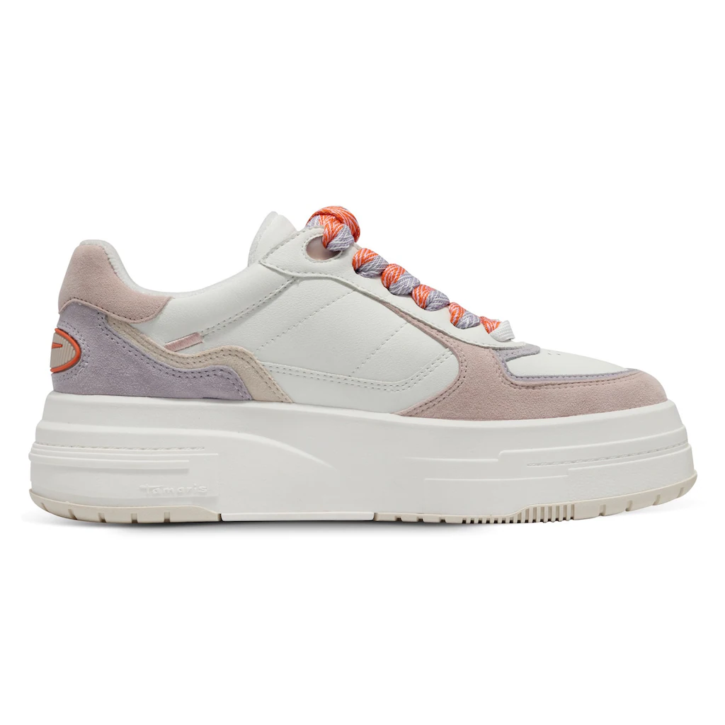 Tamaris Plateausneaker Freizeitschuh Halbschuh Schnürschuh mit gepolstertem Schaftrand online bestellen Osterangebot