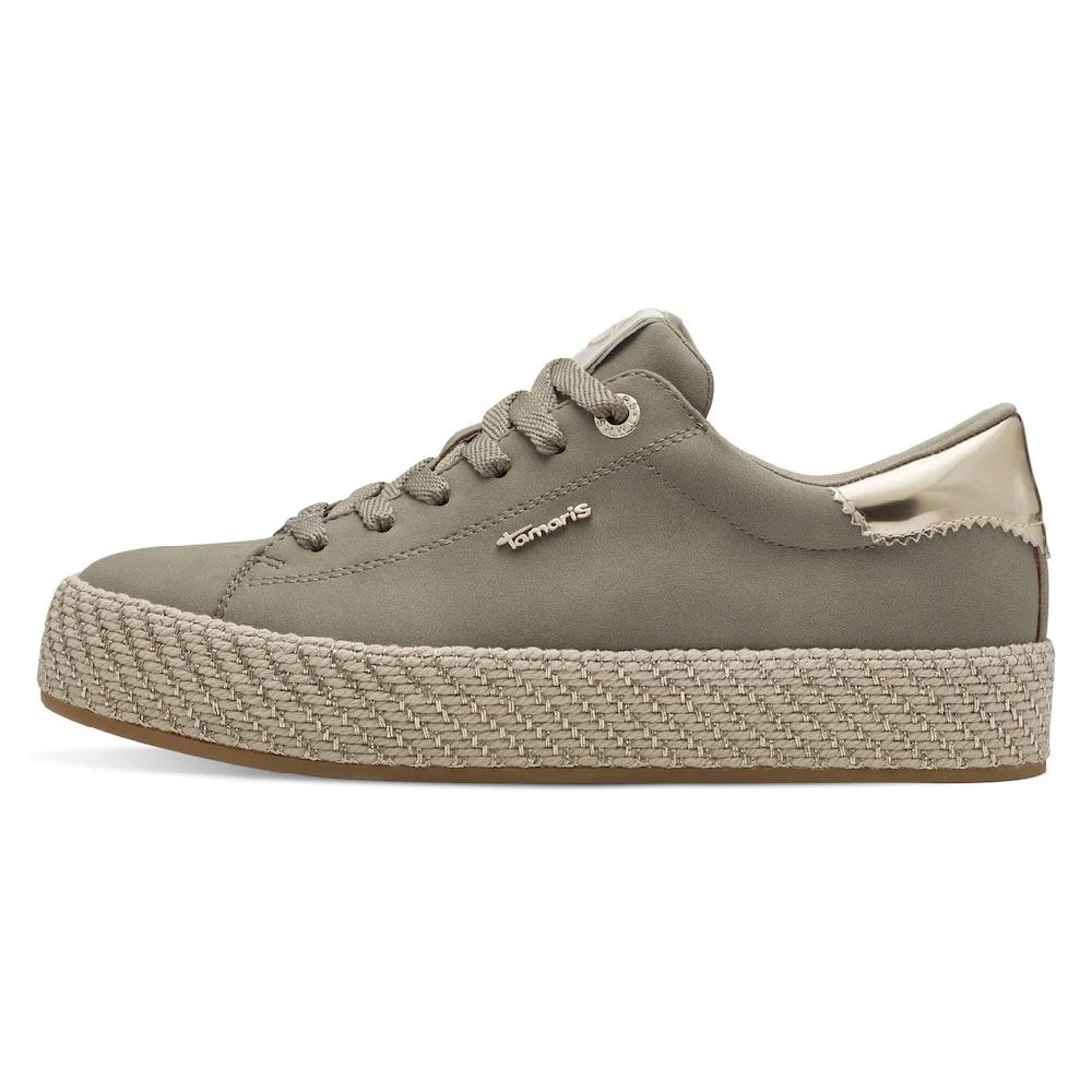 Tamaris Plateausneaker Freizeitschuh Halbschuh Schnürschuh mit Textilkordel am Plateau online kaufen Muttertagsangebot