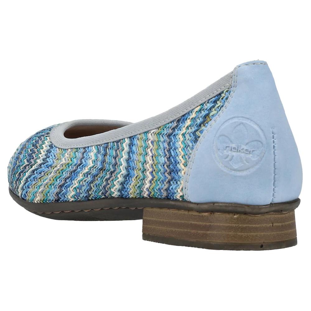 Rieker Ballerina Slipper Schlupfschuh Pumps mit weicher Innensohle Neuheiten
