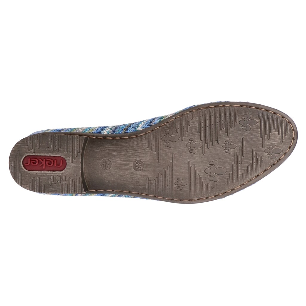 Rieker Ballerina Slipper Schlupfschuh Pumps mit weicher Innensohle Neuheiten