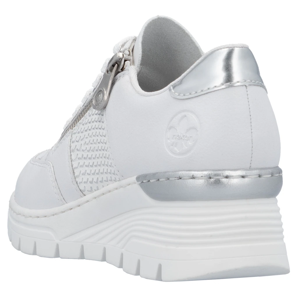 Rieker Keilsneaker Halbschuh Freizeitschuh Schnürschuh Sneaker mit Reißverschluss JETZT KAUFEN