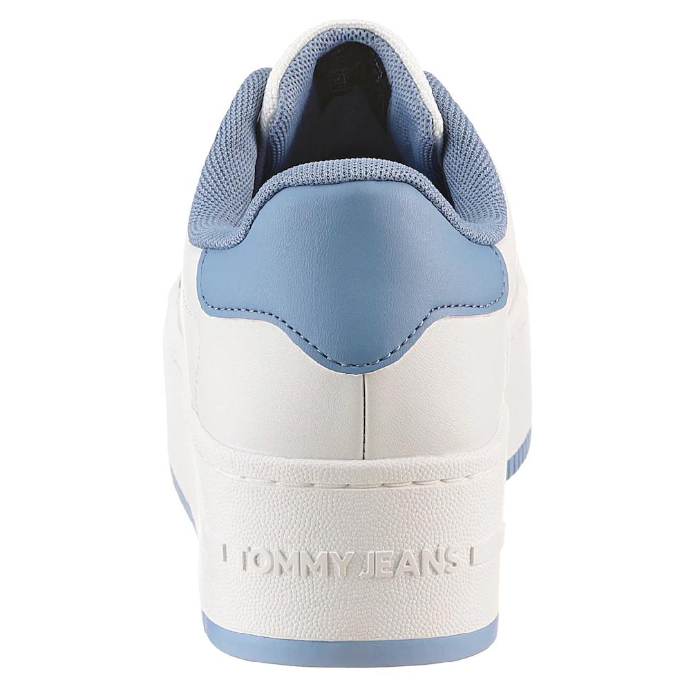 Tommy Jeans Plateausneaker »TJW FLATFORM ESS« Freizeitschuh Halbschuh Schnürschuh mit gepolstertem Schaftrand ▷ für Sonderangebot der Fabrik