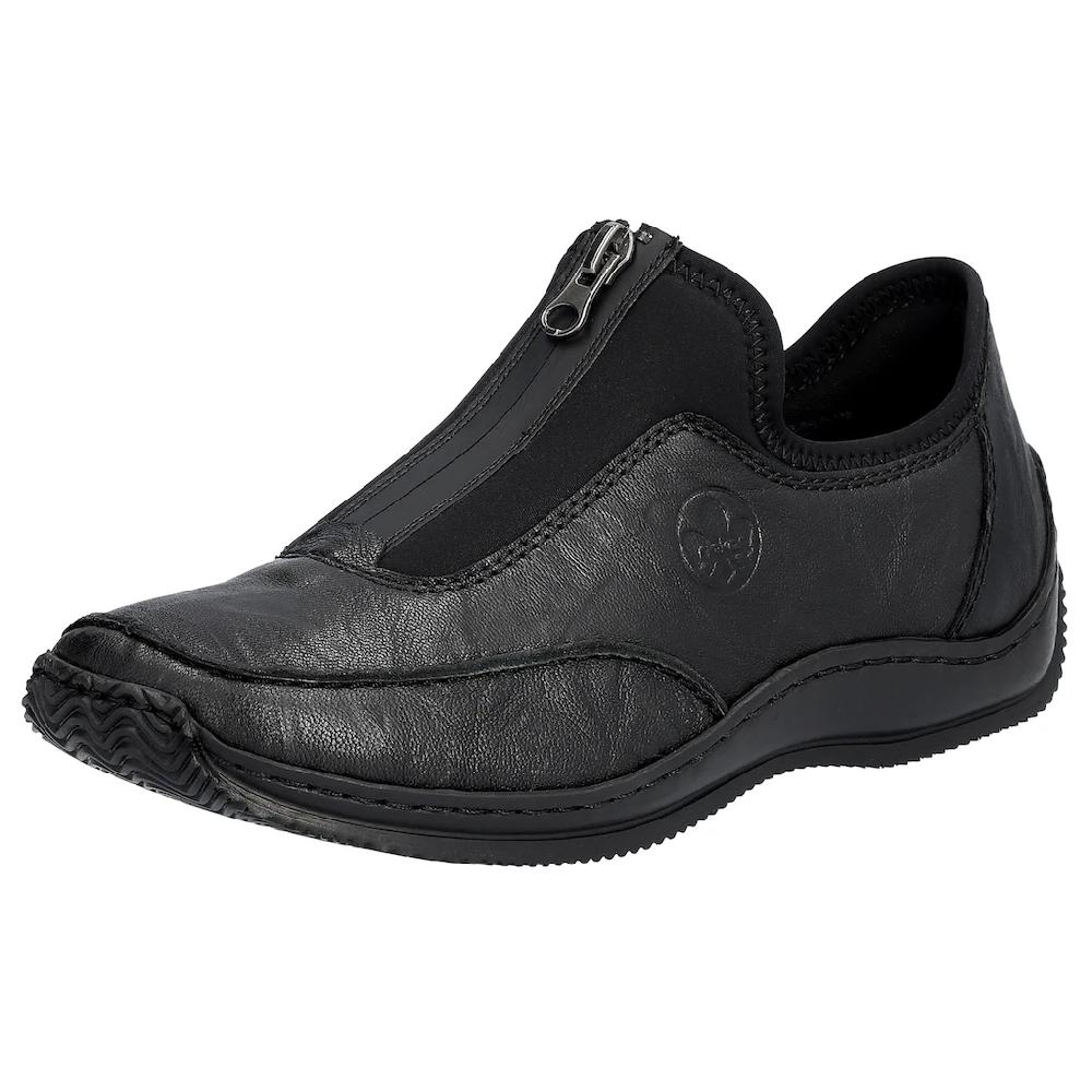 Rieker Slipper Halbschuh Freizeitschuh mit Reißverschluss für einfacheres Schlupfen ▷ für Discount Store für neue Produkte