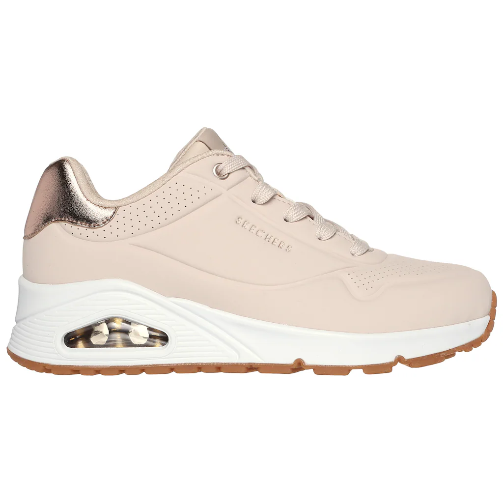Skechers Sneaker »UNO GOLDEN AIR« Freizeitschuh Halbschuh Schnürschuhmit Metallic-Einsatz kaufen 50% Rabatt mit kostenlosem Versand