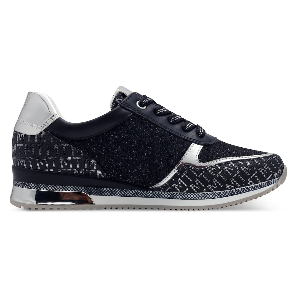MARCO TOZZI Keilsneaker Freizeitschuh Halbschuh Schnürschuh mit Logoprint kaufen Begrenzt auf 3 Tage