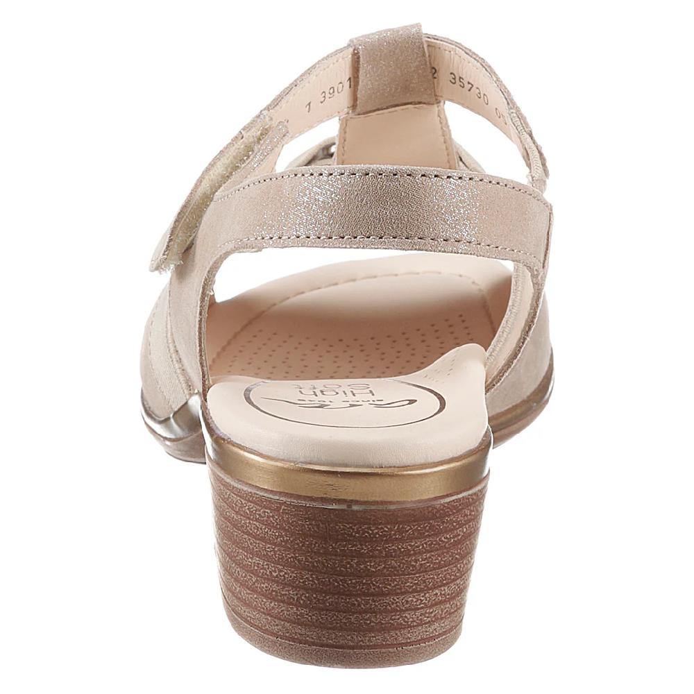 Ara Sandalette »LUGANO« Sommerschuh Sandale Blockabsatz mit Gummizug und Klettverschluss kaufen Online