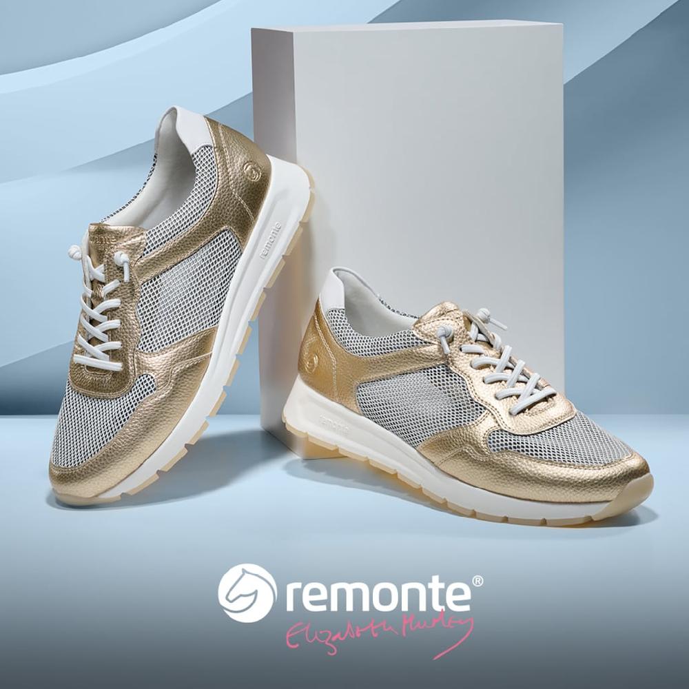 Remonte Slip-On Sneaker »Elisabeth Hurley-Collection« Freizeitschuh Halbschuh Schnürer mit Schaftrandpolsterung Schlussverkauf
