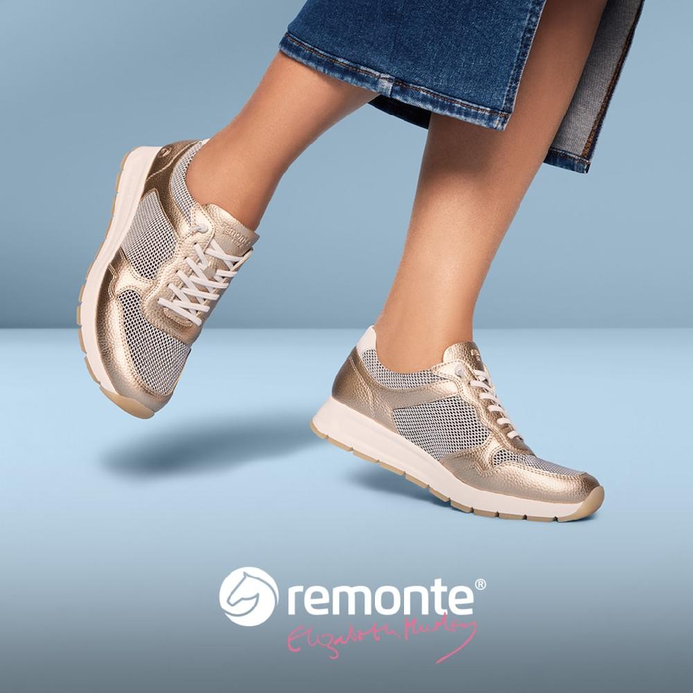 Remonte Slip-On Sneaker »Elisabeth Hurley-Collection« Freizeitschuh Halbschuh Schnürer mit Schaftrandpolsterung Schlussverkauf