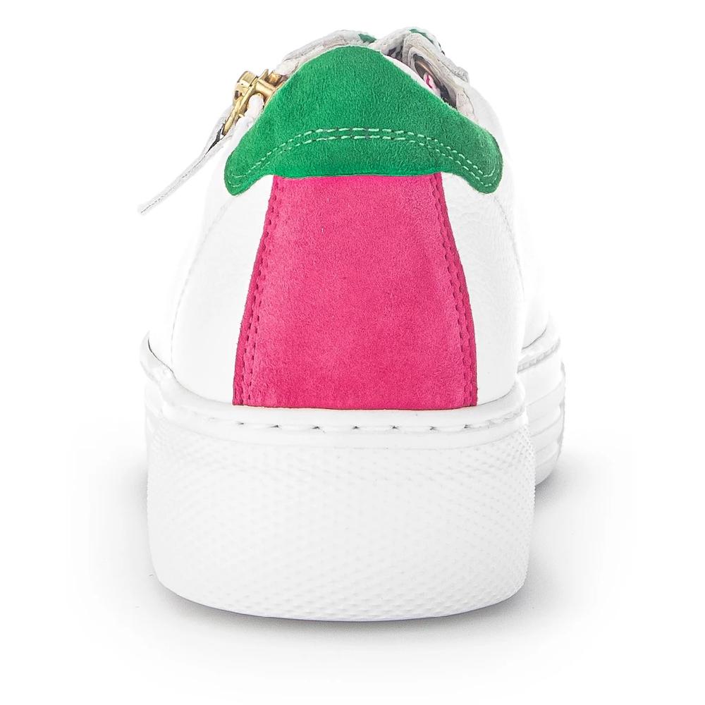 Gabor Plateausneaker »FLORENZ« mit bunten Besätzen Weite G Freizeitschuh Halbschuh Schnürschuh online kaufen Fabrik Onlineshop