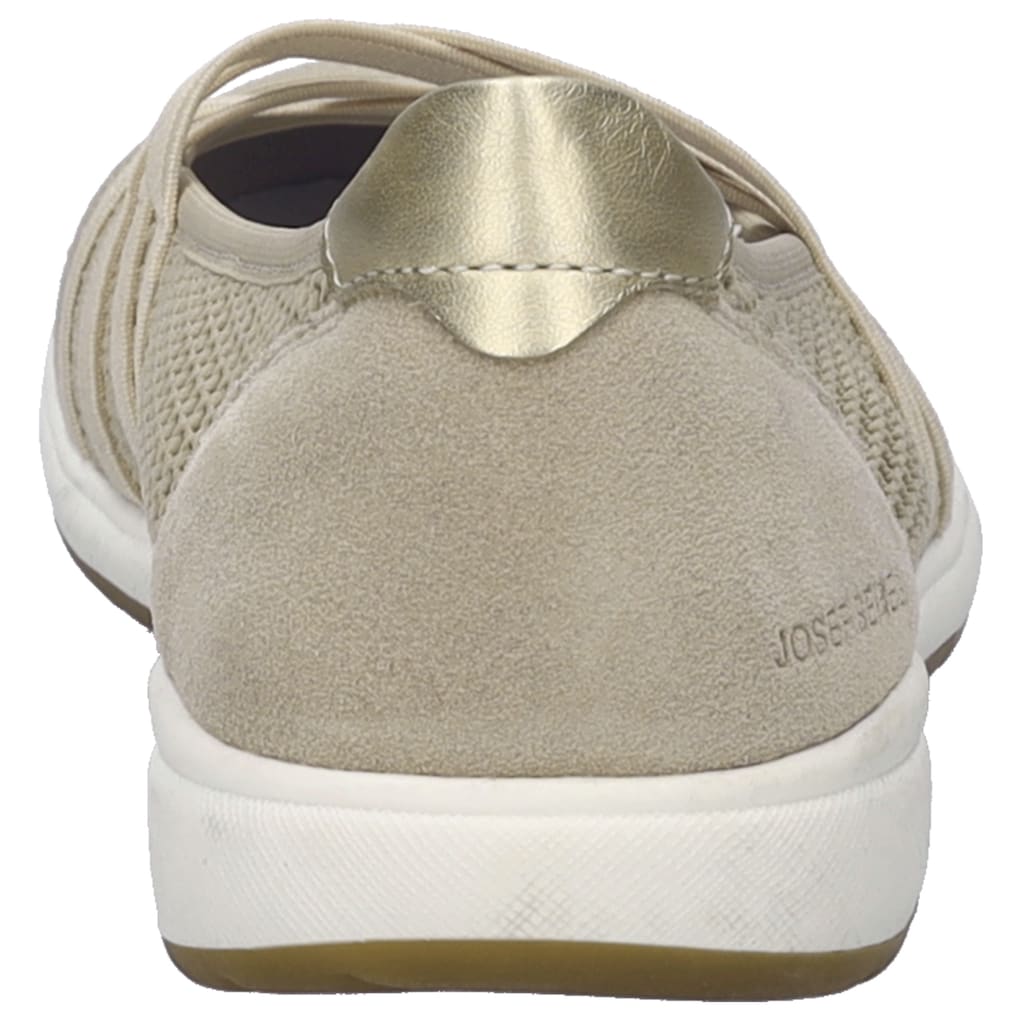 Josef Seibel Riemchenballerina »Caren 67« Slipper Sneaker Schlupfschuh mit Metallic Einsatz an der Ferse online kaufen Sonderangebot